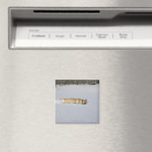 Hunde, die im Schnee aufbrechen Magnet (In Situ (Geschirrspüler))