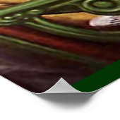 Hunde, die Karten spielen Poster (Ecke)