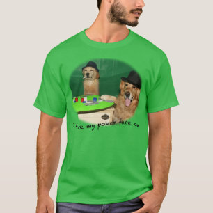 Hunde, die Poker-Gesicht spielen T-Shirt
