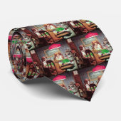 Hunde, die Poker-Krawatte spielen Krawatte (Gerollt)