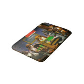 Hunde, die Poker spielen Badematte (Schrägansicht)