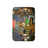 Hunde, die Poker spielen Badematte (Vorderseite Vertikal)