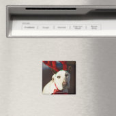 Hunde, die Rentiere tragen Magnet (In Situ (Geschirrspüler))