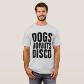 HUNDE-DISCO-T - SHIRT (Vorne ganz)
