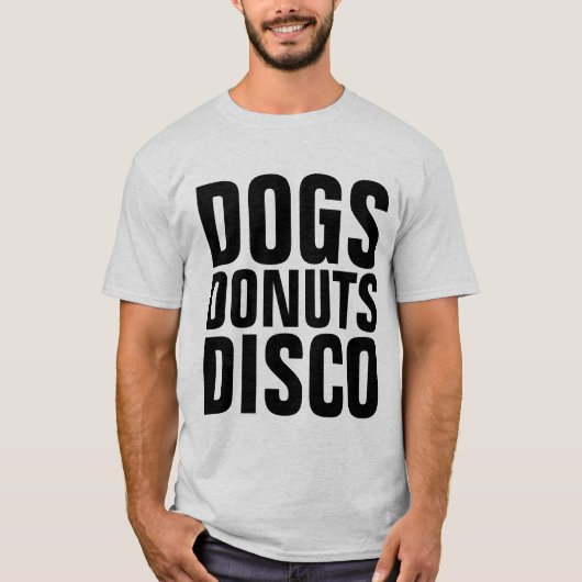 HUNDE-DISCO-T - SHIRT (Vorderseite)