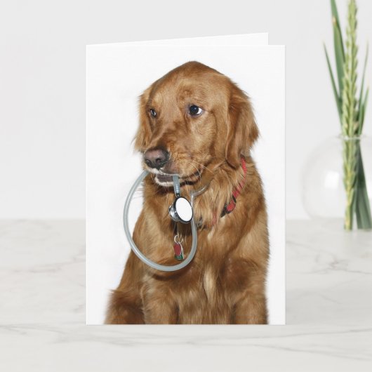 Hunde-Doktor Karte (Vorderseite)