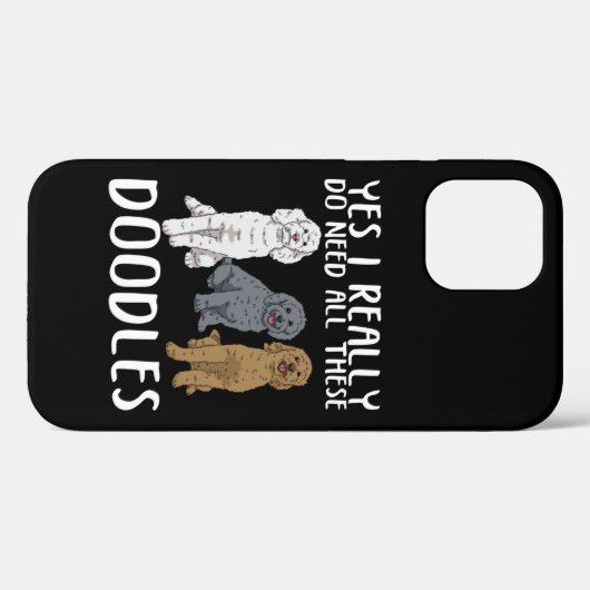 Hunde Doodle Mama gibt Vater Labradoodle Doodle Case-Mate iPhone Hülle (Rückseite (Horizontal))