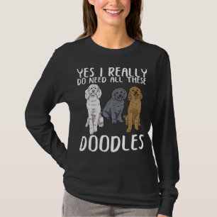 Hunde Doodle Mama gibt Vater Labradoodle Doodle T-Shirt
