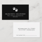 Hunde druckt Ernennung Terminkarte (Vorne/Hinten)