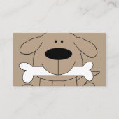 Hunde-Einzelhandelsgeschäft Visitenkarte (Vorderseite)