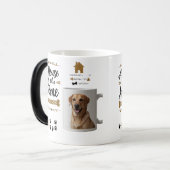 Hunde-Enthüllung Morphing-Tasse - 11 oz Magic-Tass Verwandlungstasse (Vorderseite Links)