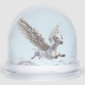 Hunde-Erinnerung Schneekugeln (Vorderseite)