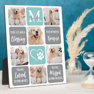 Hunde Erinnerungs Collage Moderne Stilvolle Fotoco Fotoplatte