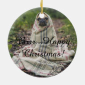 Hunde erkältet keramikornament (Hinten)