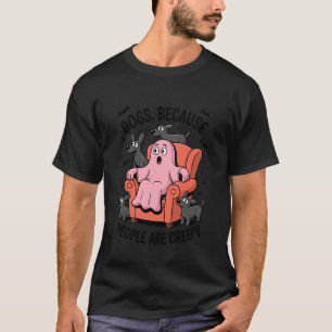 Hunde erlauben Halloween-Sofa-Besetzung T-Shirt