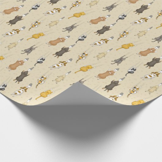 Hunde erlaubt geschenkpapier (Ecke)