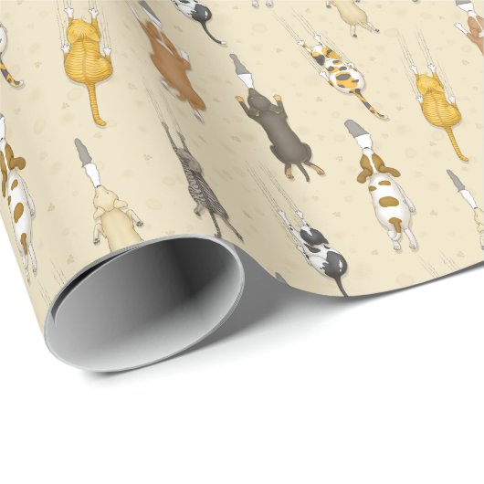 Hunde erlaubt geschenkpapier (Rolleneckpunkt)