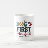 Hunde - Erste Weihnachten Kaffeetasse (Mittel)