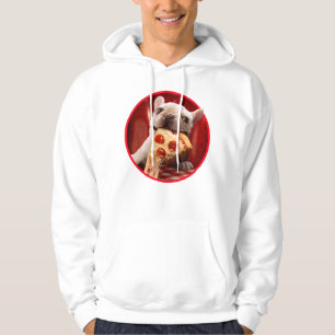 Hunde essen Pizza Slice Hoodie