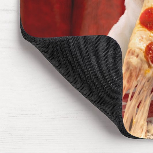 Hunde essen Pizza Slice Mousepad (Ecke)