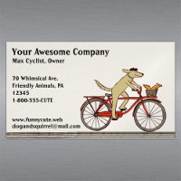 Hunde Fahrrad mit Eichhörnchen | NIEDLICHE TIERE