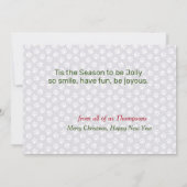 Hunde Fahrradfahren Präsentiert Weihnachten Karte (Rückseite)