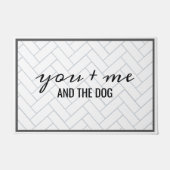 Hunde Familie Bauernstil Fußmatte (Vorderseite)