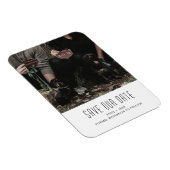 Hunde Familie Foto Save the Date einzigartig Magnet (Rechte Seite)