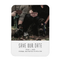 Hunde Familie Foto Save the Date einzigartig