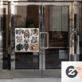 Hunde Fensteraufkleber (Büro Tür)