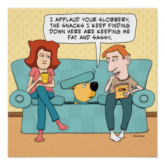 Hunde finden Snacks Poster (Vorderseite)