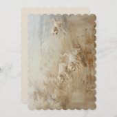 Hunde - flache Einladung: 12,7 cm x 17,8 cm Einladung (Vorne/Hinten)