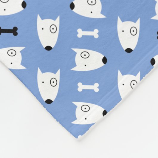 Hunde Fleecedecke (Ecke)