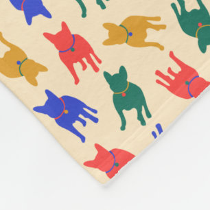 Hunde Fleecedecke