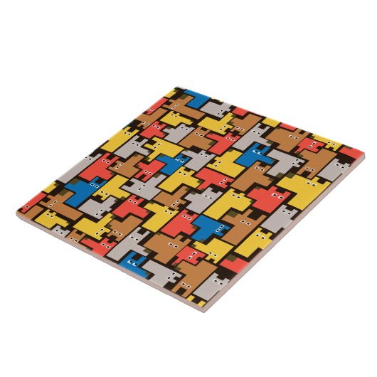 Hunde Fliese (Seite)