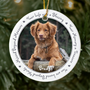 Hunde Foto Beileid Keepake Pet Memorial Keramik Ornament