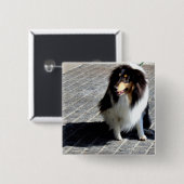 Hunde-Foto Button (Vorne & Hinten)
