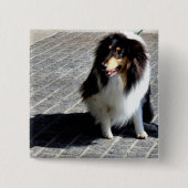 Hunde-Foto Button (Vorderseite)