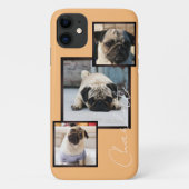 Hunde-Foto-Display, 3 Fotos personalisieren Case-Mate iPhone Hülle (Rückseite)