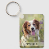 Hunde-Foto-Doppelseitiges Aluminium Schlüsselanhänger (Vorderseite)