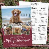 Hunde Foto Frohe Weihnachten 2025 Kalender