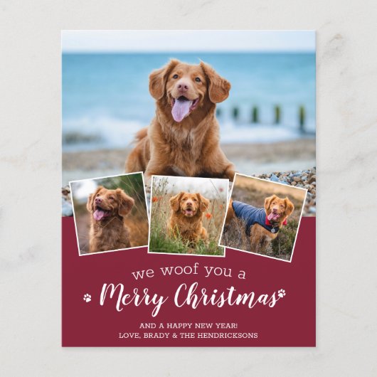 Hunde Foto Frohe Weihnachten 2025 Kalender (Vorderseite)