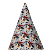 Hunde Foto Geburtstag Custom Partyhütchen (Rechts)