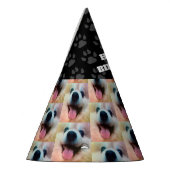 Hunde-Foto-Geburtstagspartierhut Partyhütchen (Links)