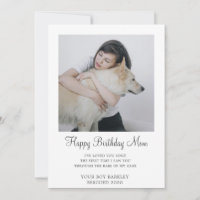 Hunde Foto Happy Geburtstag Mama von Rescue Hund