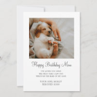 Hunde Foto Happy Geburtstag Mama von Rescue Hund