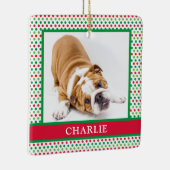 Hunde-Foto Keramikornament (Rechts)