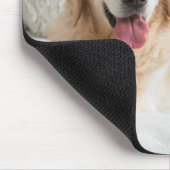 Hunde Foto LIEBE MEIN HUND Personalisierte Word Ku Mousepad (Ecke)