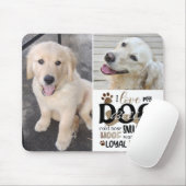 Hunde Foto LIEBE MEIN HUND Personalisierte Word Ku Mousepad (Mit Mouse)
