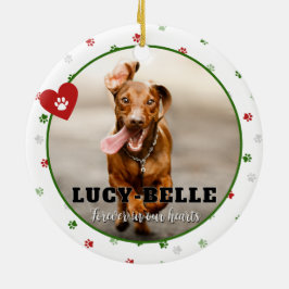 Hunde Foto Memorial Beileid Geschenk Ornament